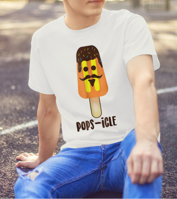 Dad Day Pops-icle Ice Pop Dy Papa54 T-Shirt
