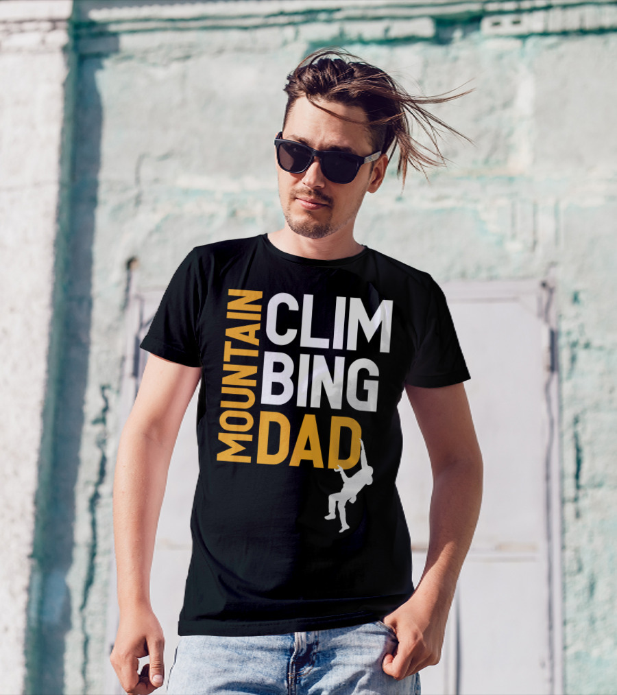 MOUNTAIN CLIMBING DAD T-Shirt