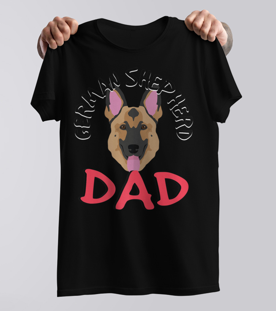 German Shepherd Dad Dog Lover Owner T-Shirt