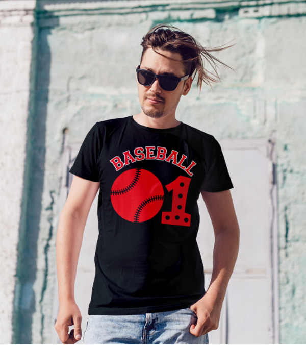 BASEBALL 01 BALL RED 1 T-Shirt