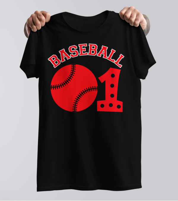 BASEBALL 01 BALL RED 1 T-Shirt