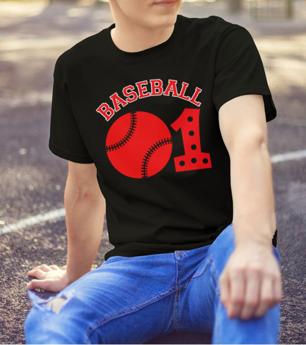 BASEBALL 01 BALL RED 1 T-Shirt