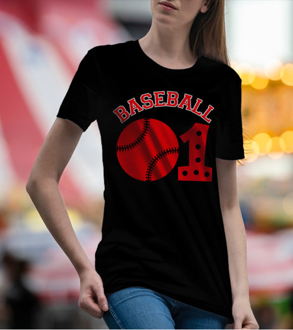 BASEBALL 01 BALL RED 1 T-Shirt