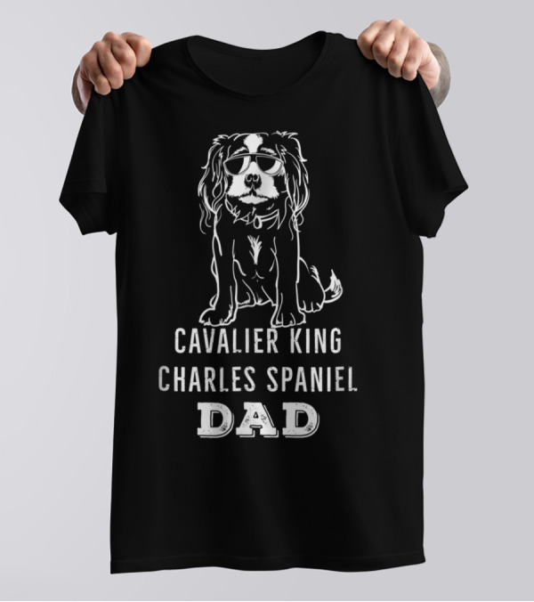 Cavalier King Charles Spaniel Dad T-Shirt