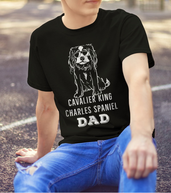 Cavalier King Charles Spaniel Dad T-Shirt