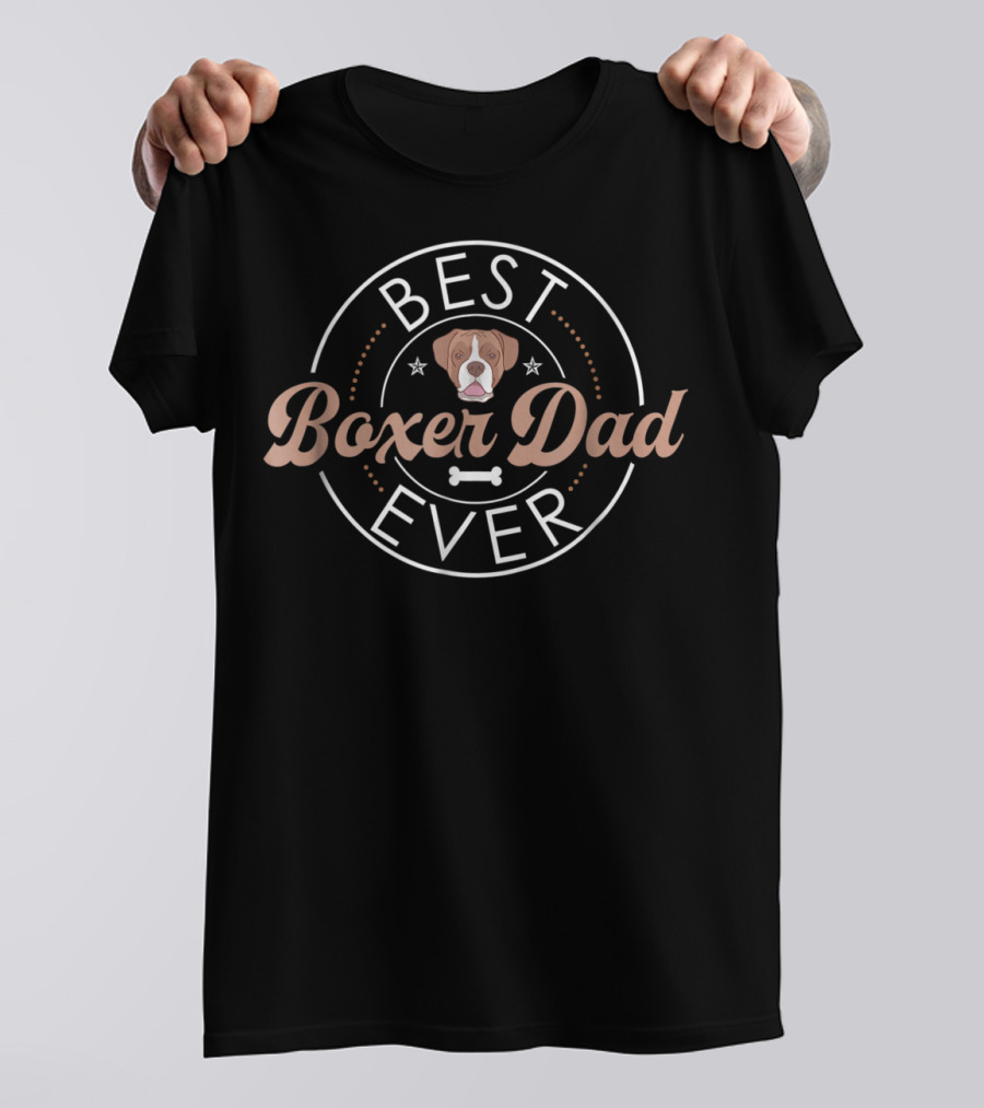 Best Boxer Dad Ever Funny T-Shirt