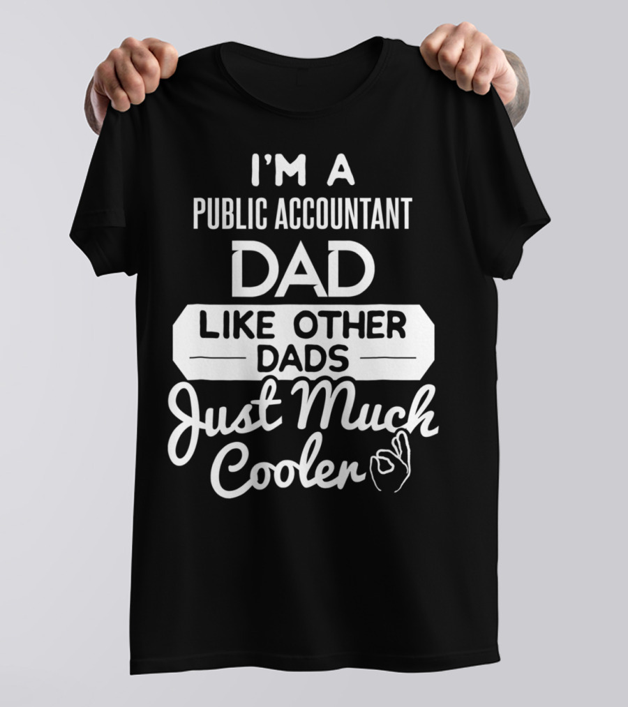 I'm A Public Accountant Dad Like Other Dads Just Much Cooler T-Shirt
