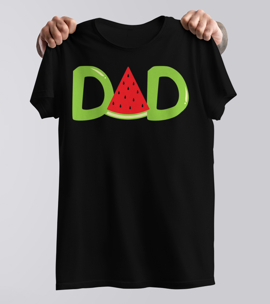 DAD Funny Summer Watermelon Lover T-Shirt