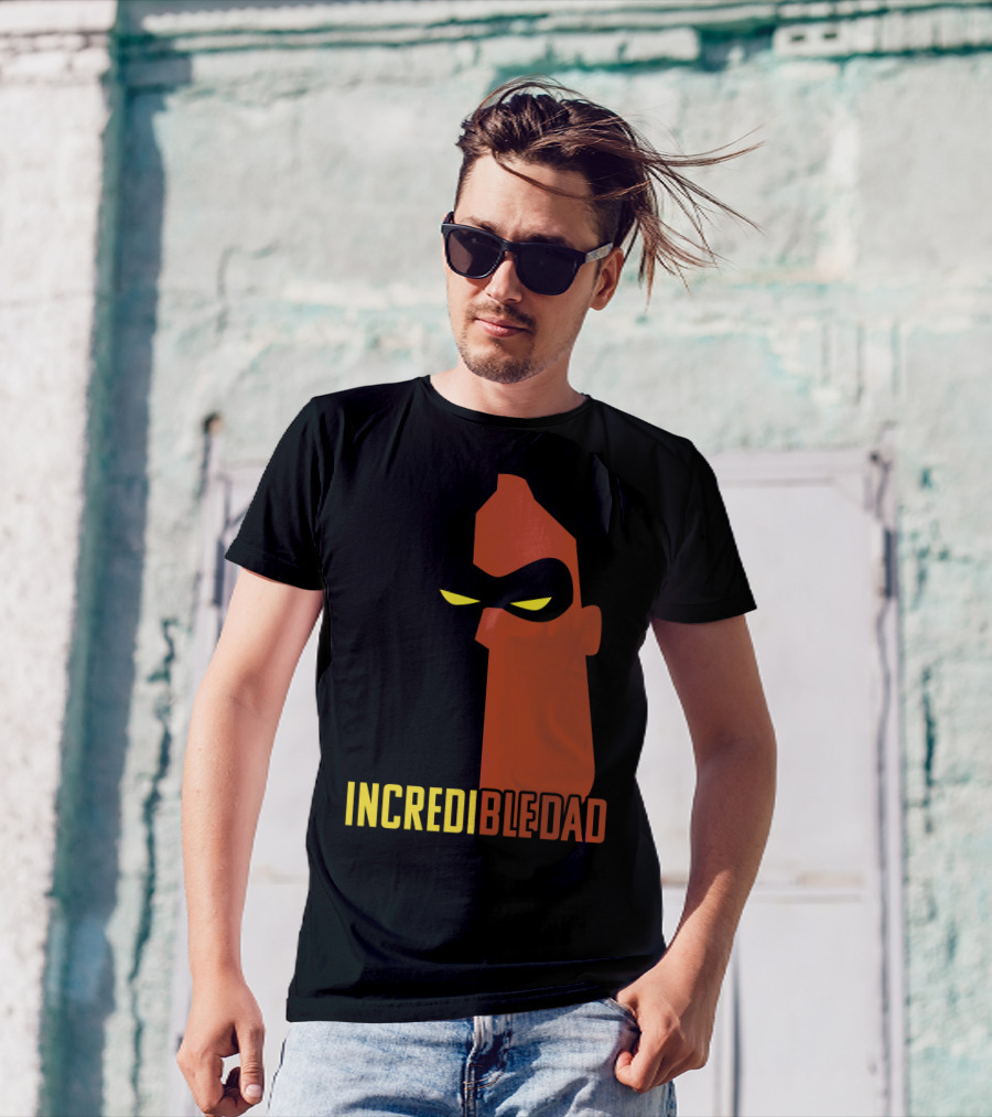 Disney Pixar Incredibles 2 IncrediBle Dad Hero Mask T-Shirt