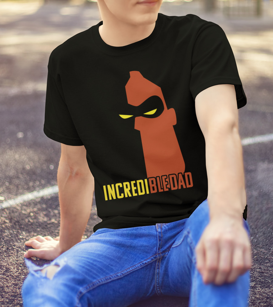 Disney Pixar Incredibles 2 IncrediBle Dad Hero Mask T-Shirt