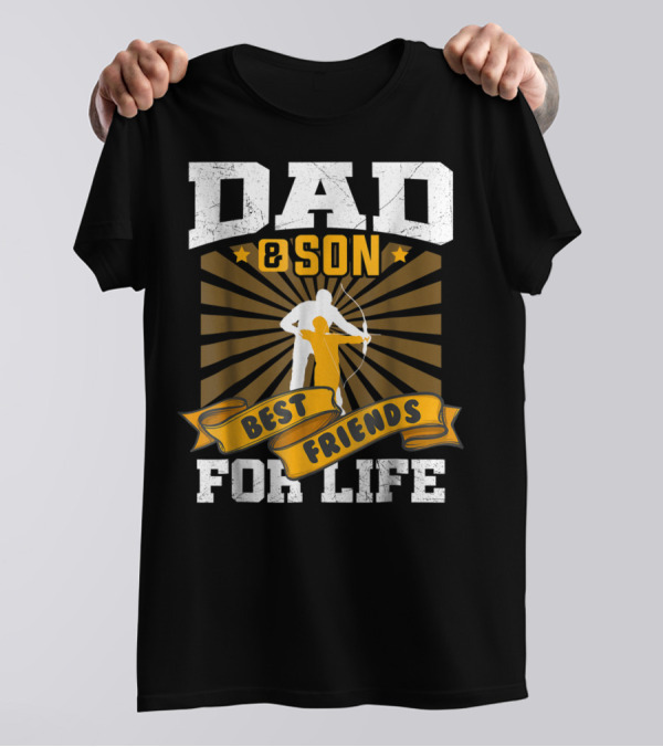 Dad Son Best Friends Archer Life T-Shirt