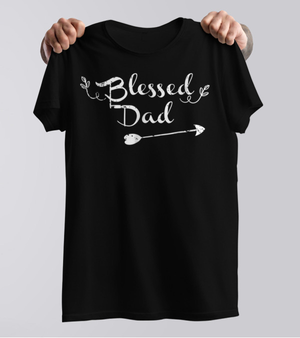 Blessed Dad Arrow T-Shirt