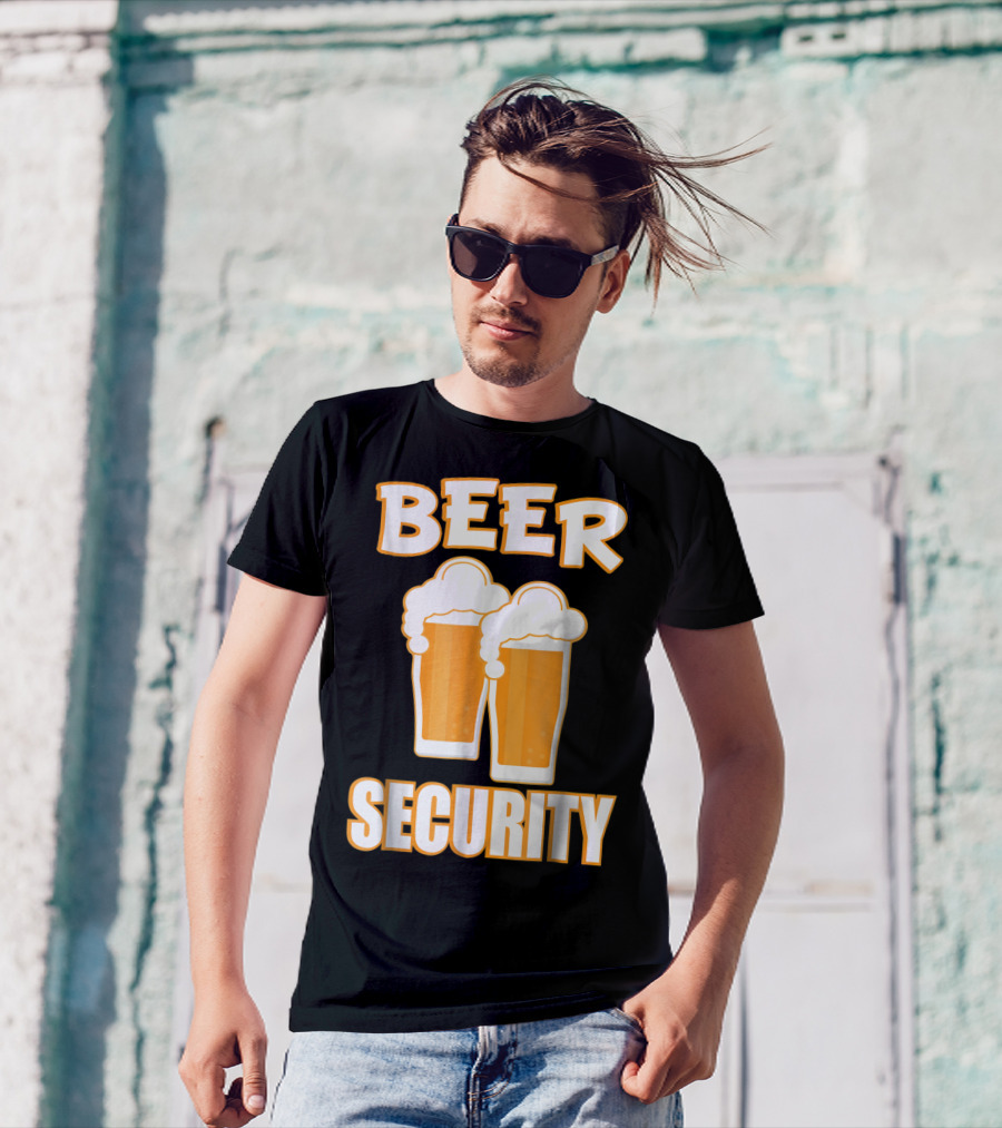 Beer Security Cool Dad T-Shirt