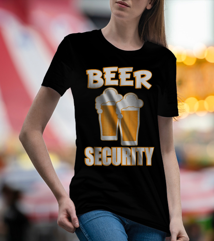 Beer Security Cool Dad T-Shirt