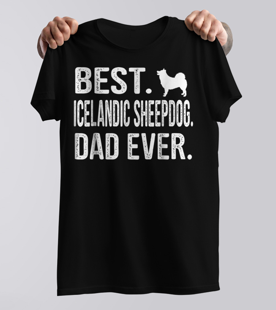 Best Icelandic Sheepdog Dad Ever T-Shirt