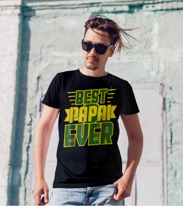 Best Papai Ever Awesome Brazilian Dad Brazil T-Shirt