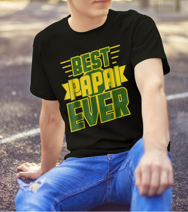 Best Papai Ever Awesome Brazilian Dad Brazil T-Shirt