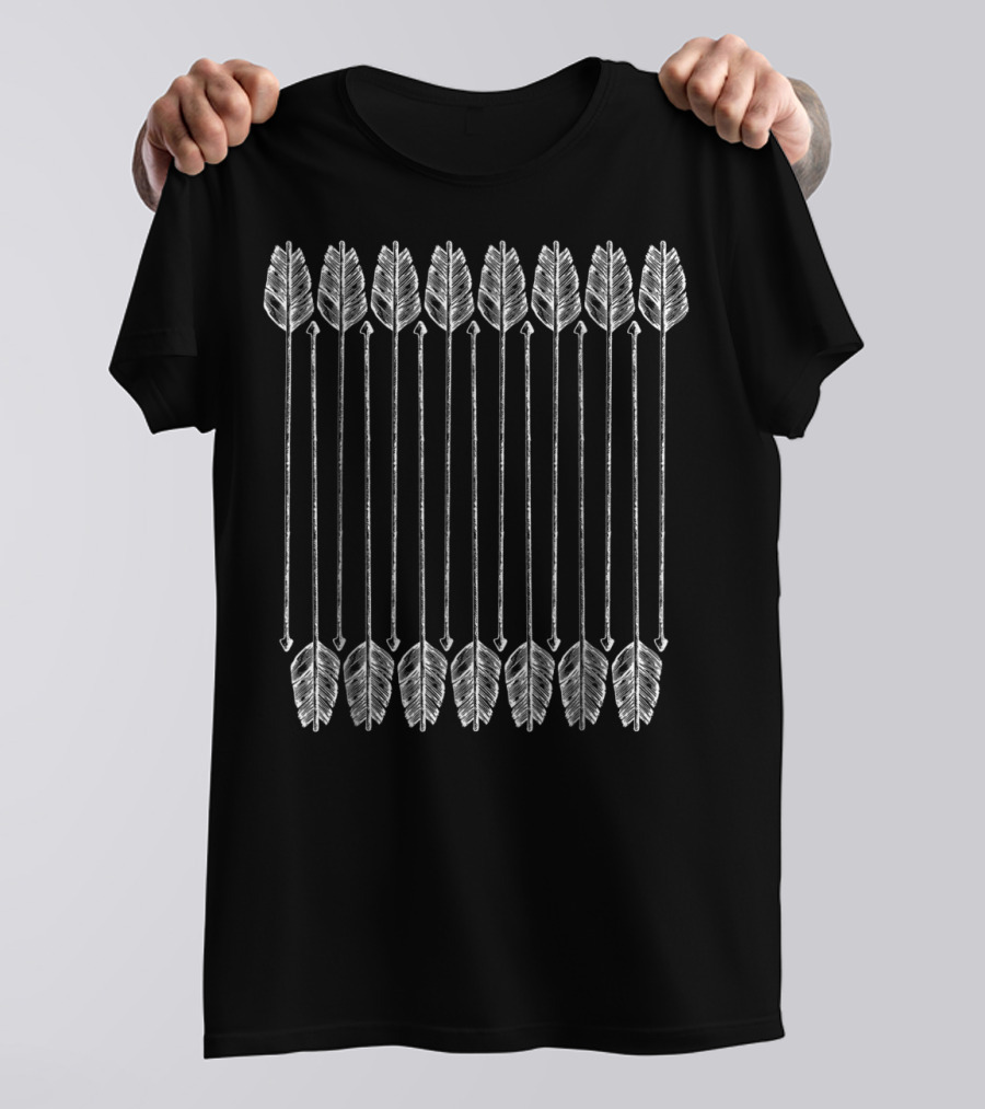Archery Arrows Fishing Hunting Mom Dad Funny 14 T-Shirt
