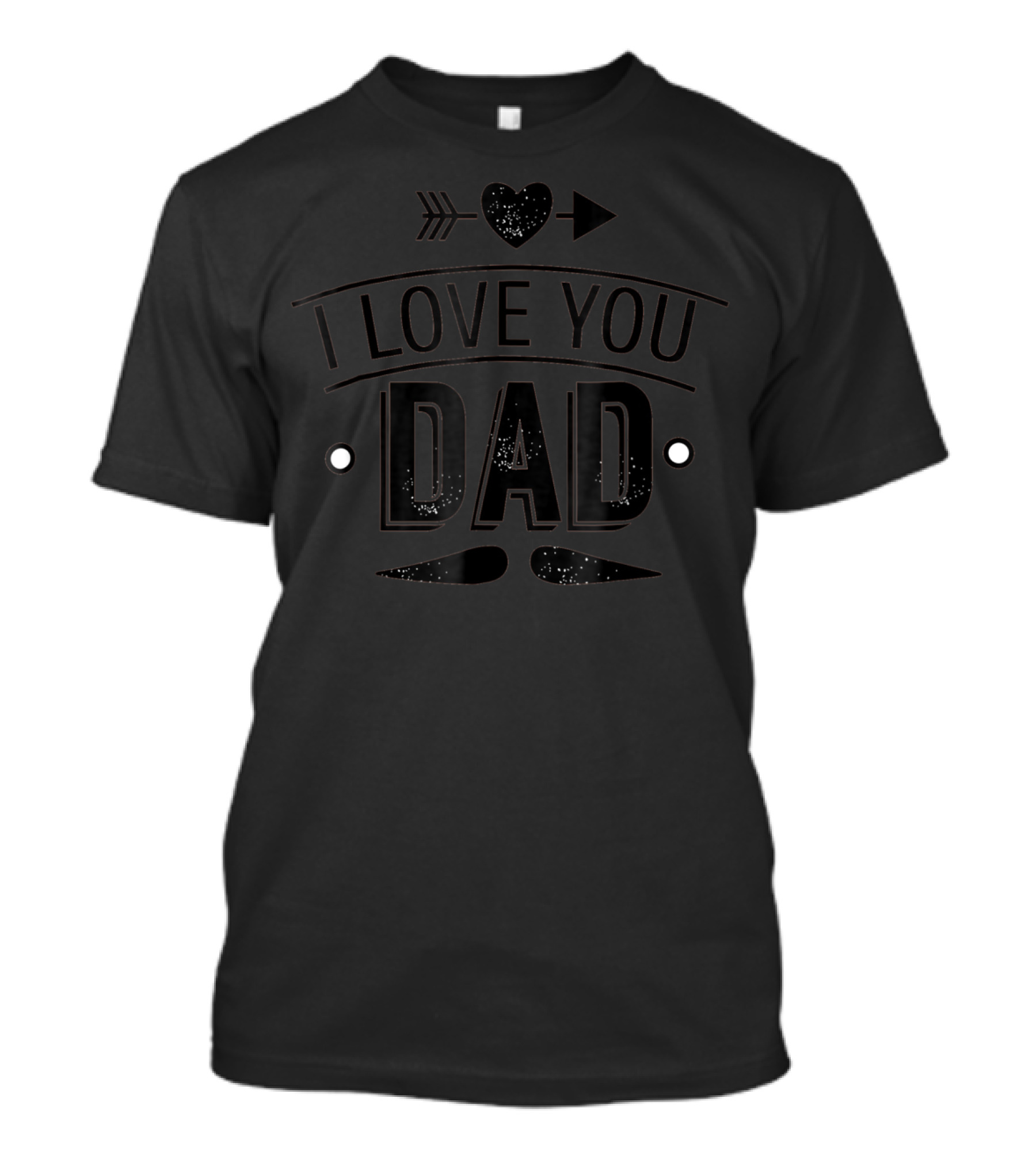 I Love You Dad With Heart Arrow T-Shirt