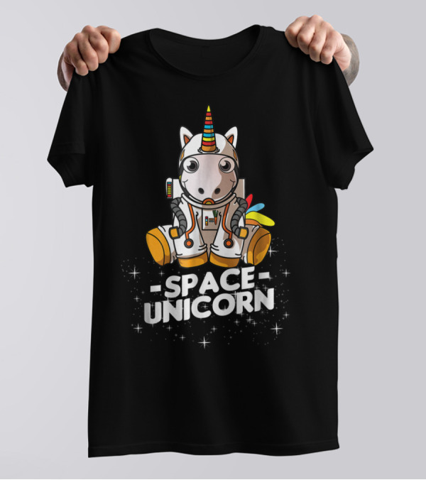 Space Unicorn Christmas Suit Dog Owner T-Shirt