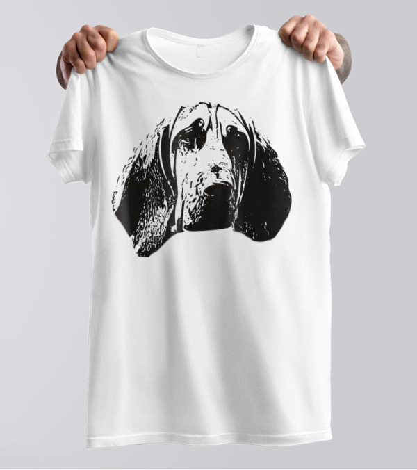 Bloodhound Face Dog Mom Or Dad T-Shirt