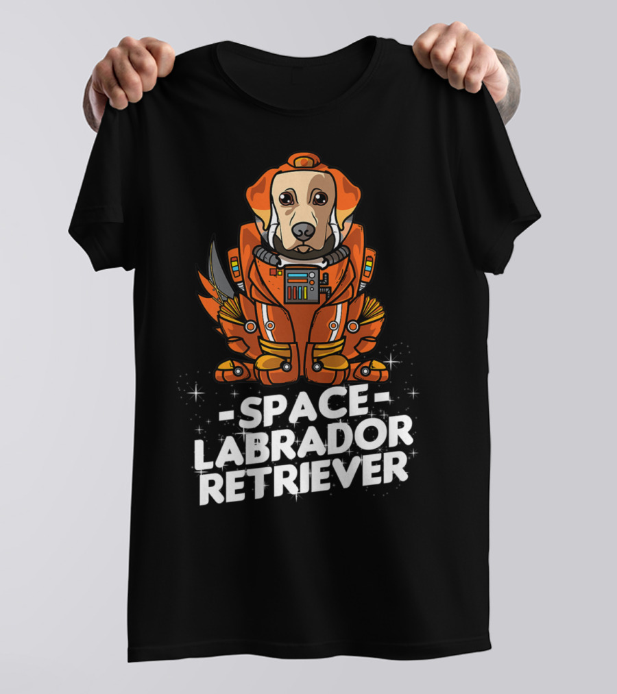 Space Labrador Retriever Space Suit Dog T-Shirt