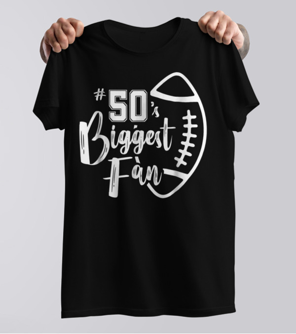 50's Biggest Fan Football Brother T-Shirt