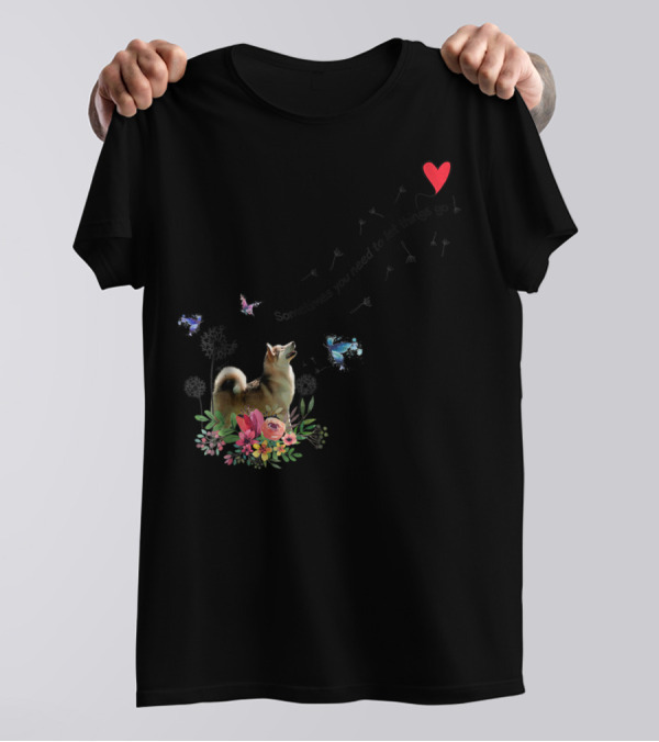 Alaskan Malamute Dog Sometimes You Need To Let Things Go T-Shirt