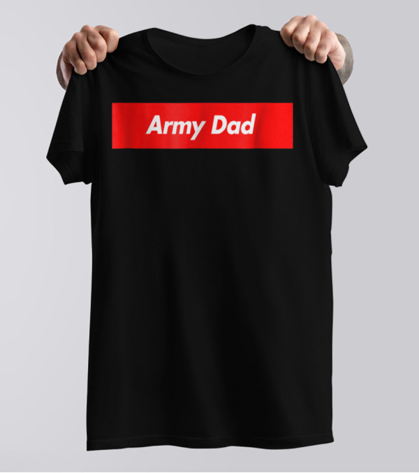 Army Dad Red Box T-Shirt
