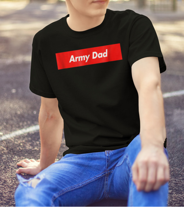 Army Dad Red Box T-Shirt