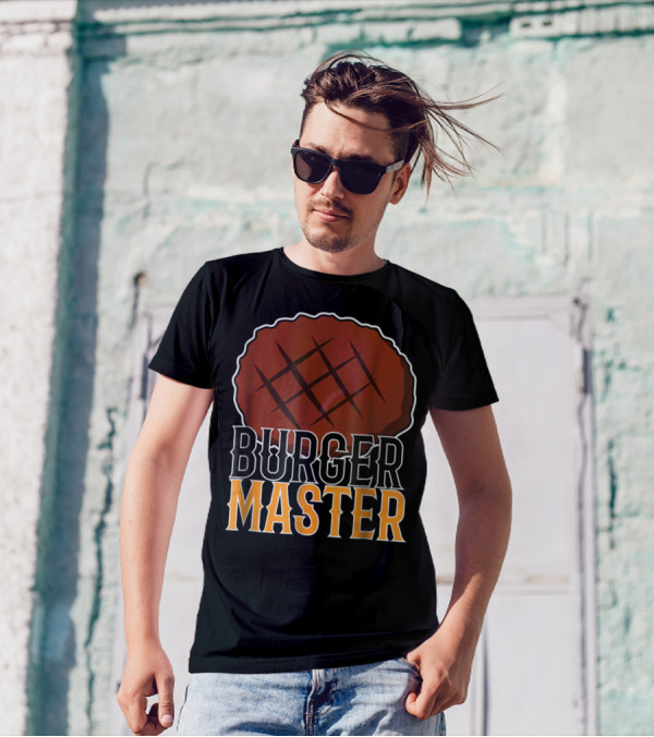 Burger Master Hot Patty Grilled BBQ Dad61 T-Shirt