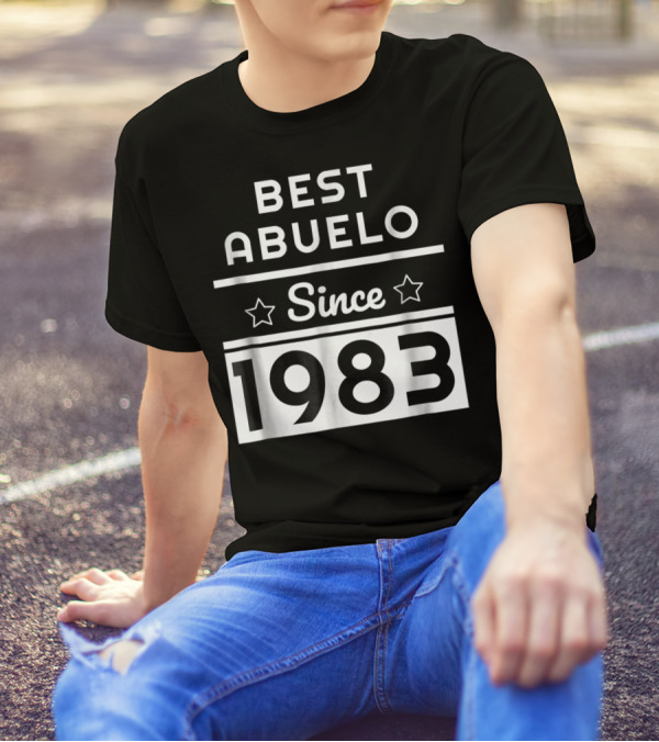 Best Abuelo Since 1983 Mexican Dad Birthday T-Shirt
