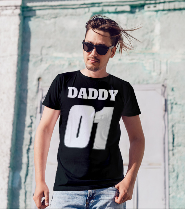 Daddy 01 Number One Dad T-Shirt