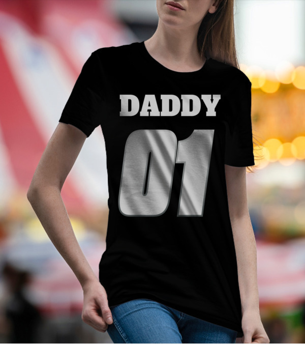 Daddy 01 Number One Dad T-Shirt