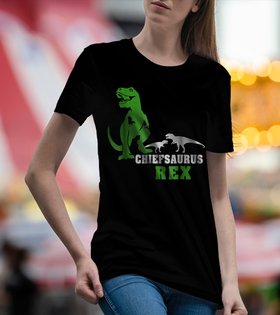 Chiefsaurus Rex Dinosaur Men T-Shirt