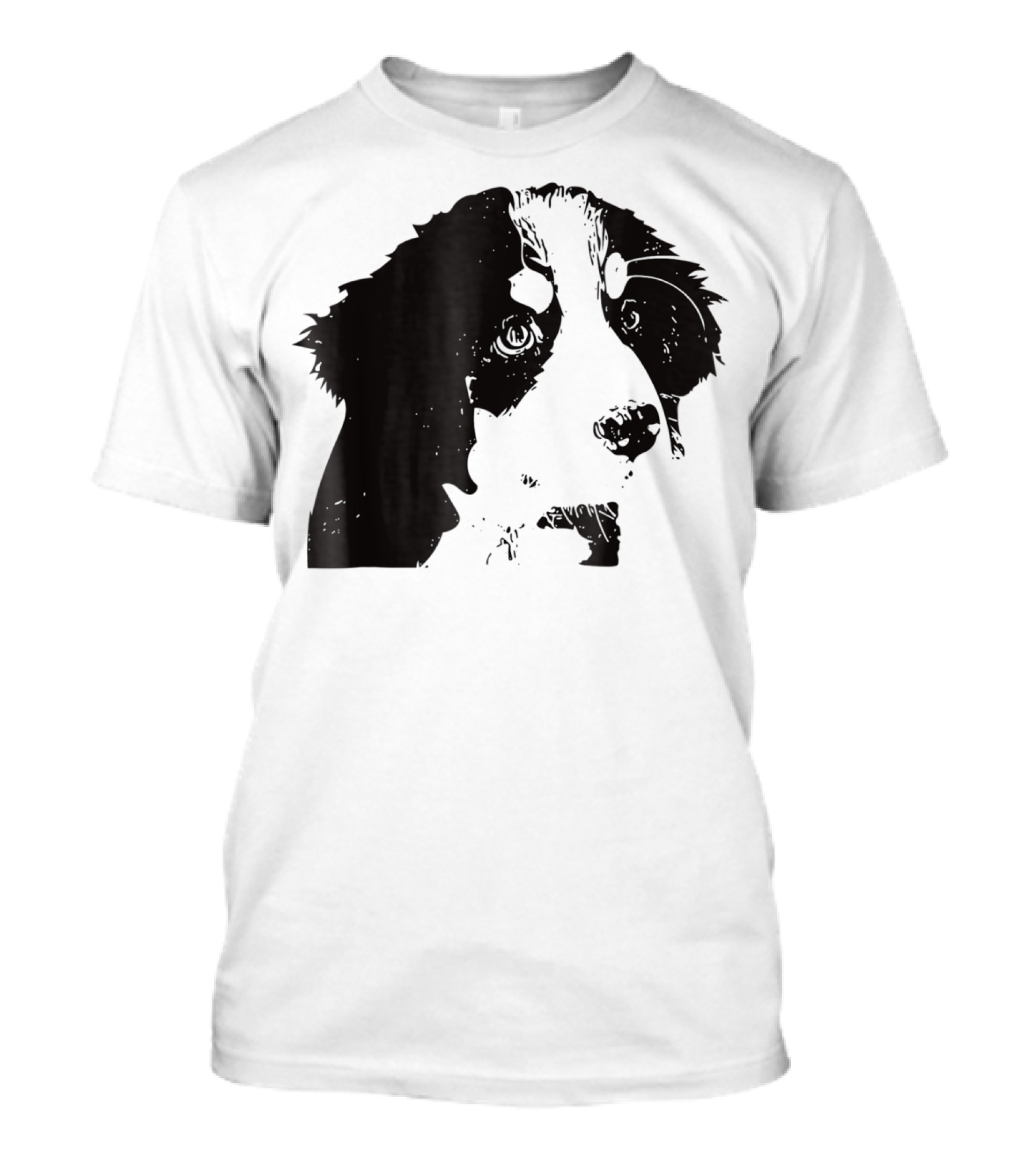 Bernese Mountain Dog Mom Or Dad Face T-Shirt