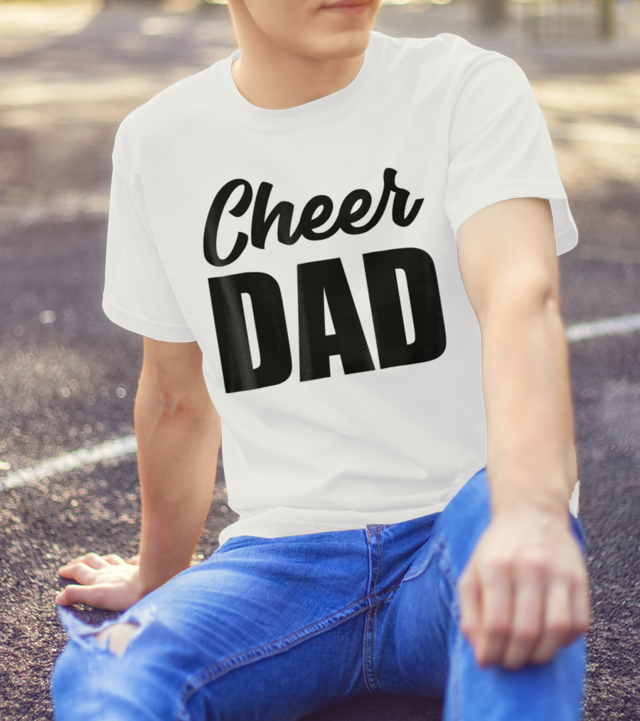Cheerleading Cheer Dad Daddy T-Shirt