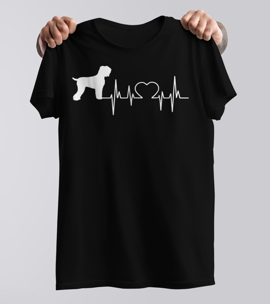 Black Russian Terrier Heartbeat 87 T-Shirt