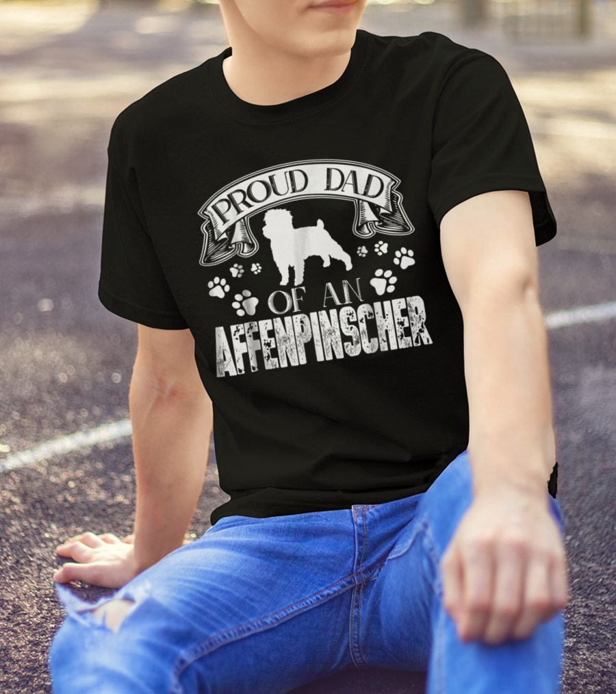 Proud Dad Of An Affenpinscher T-Shirt