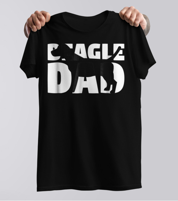 Beagle Dad Beagle Father Dog Dad T-Shirt