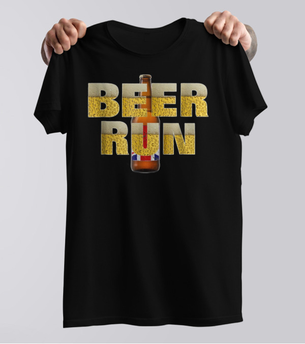 Beer Run 5K Race Marathon Beer Run T-Shirt