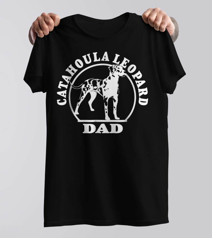 Catahoula Leopard Dad Dog T-Shirt