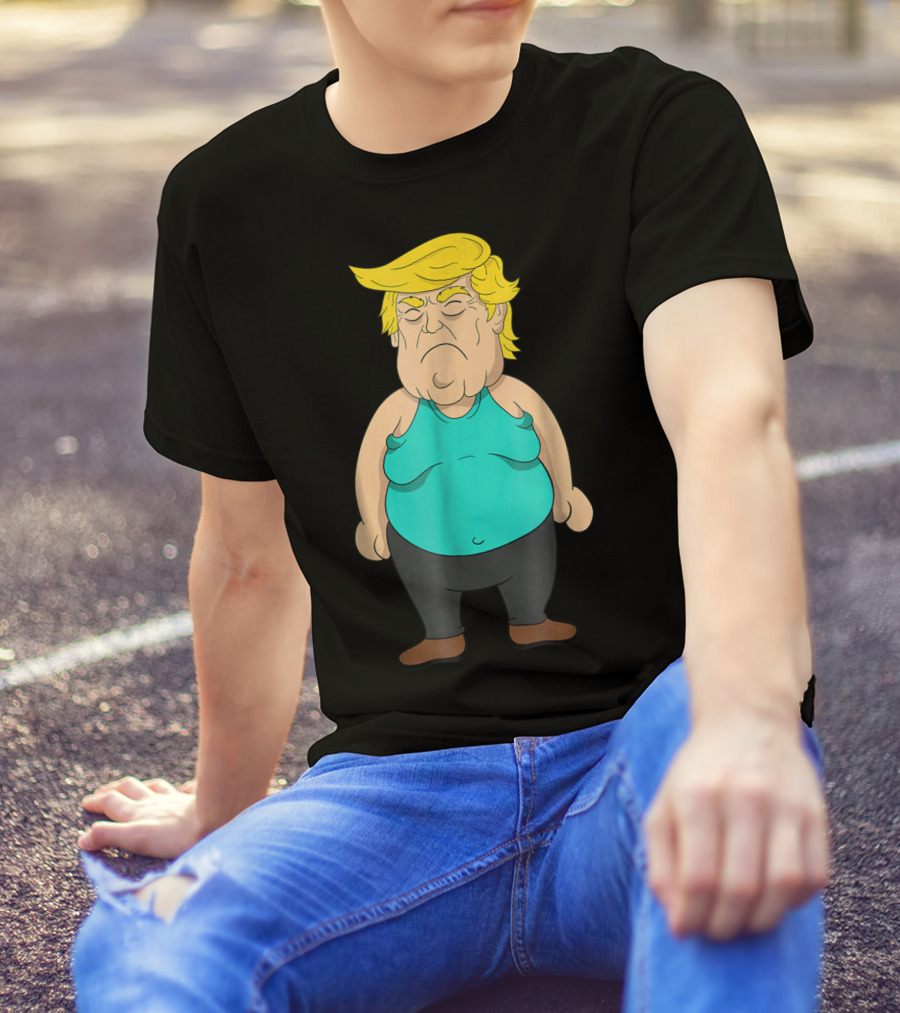 Adorable Beach Bod Trump Gym Dad T-Shirt