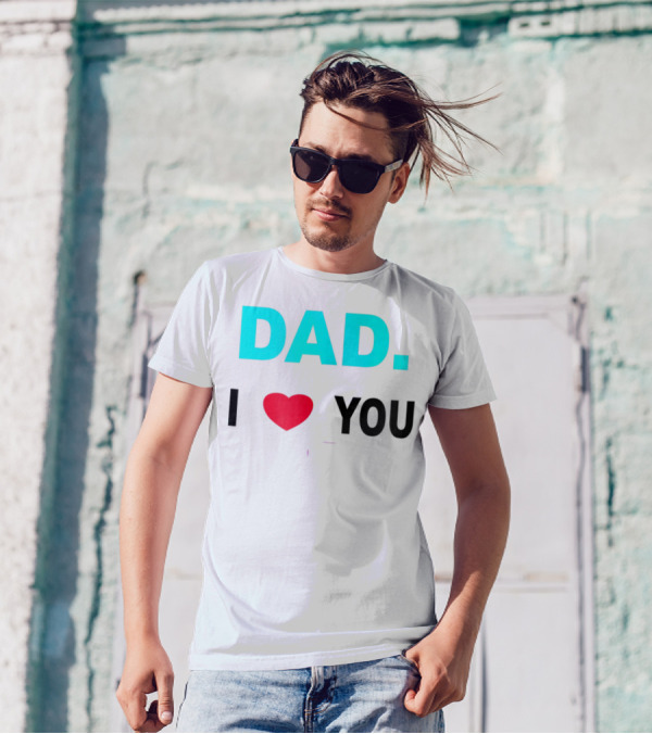 Dad I Heart You Novelty 15 T-Shirt