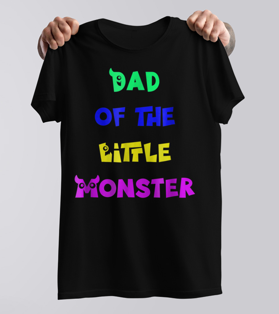 Dad Of The Little Monster Funny Halloween Costumes65 T-Shirt