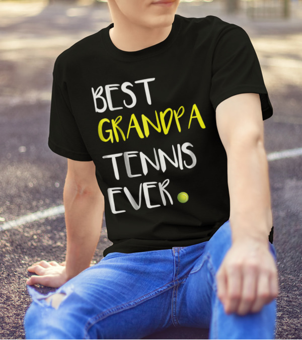 BEST GRANDPA TENNIS EVER FROM LOVER37 BALL T-Shirt