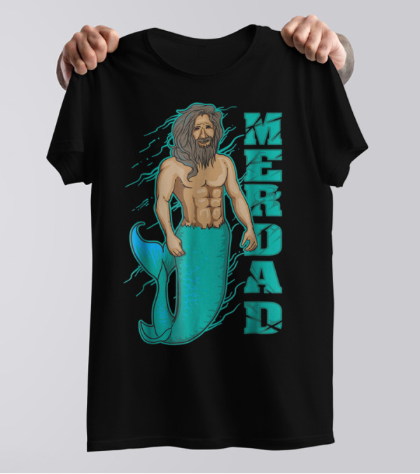 Cute King Merdad For The Best Dad On Earth T-Shirt