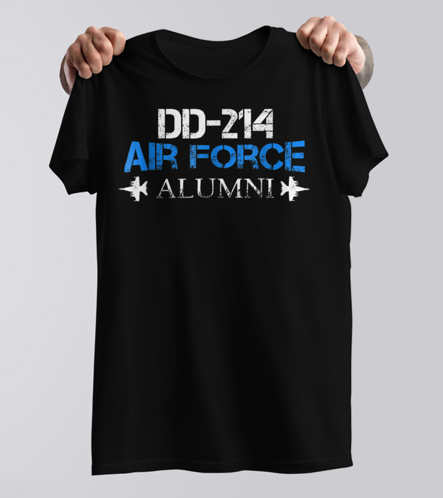 DD-214 Air Force Alumni Veteran USAF Dad T-Shirt