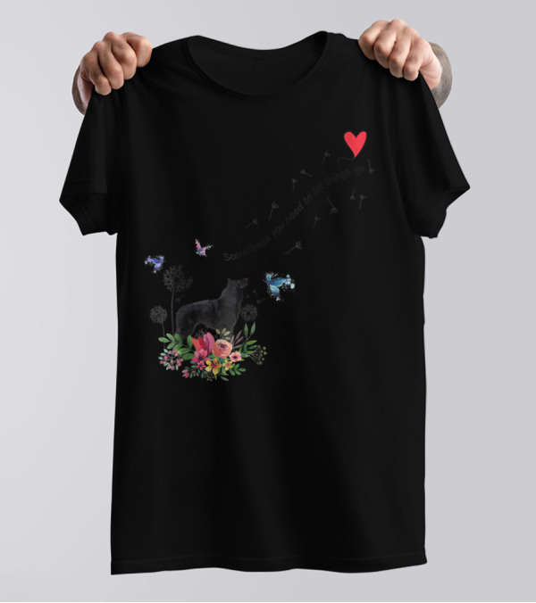 Belgian Sheepdog Kids80 Sometimes You Need To Let Things Go T-Shirt