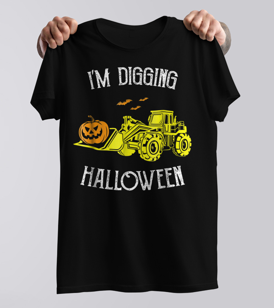 I'm Digging Halloween Best Construction Worker Dad Punny S43 T-Shirt